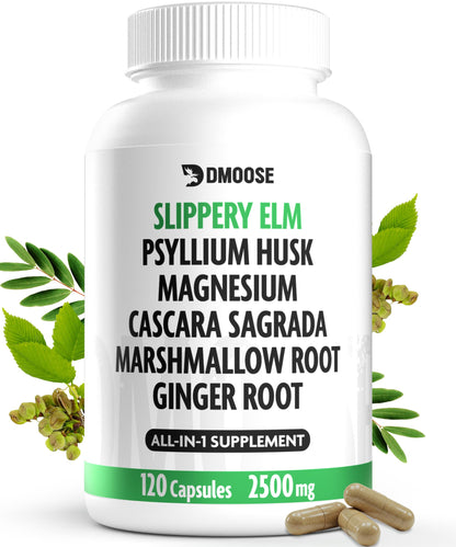 16-in-1 Slippery Elm Bark for Gut Health - Women & Men