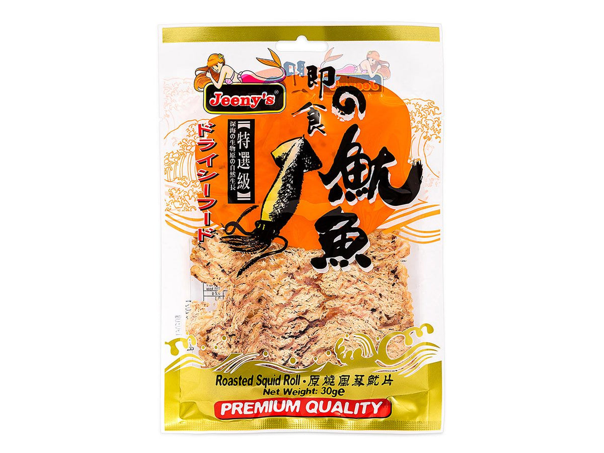 JEENY'S Roasted Squid Roll 30g