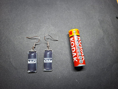 Siouxsie And the Banshees Inspired Stainless Steel rectangle image earrings , Goth Gothic Witchy