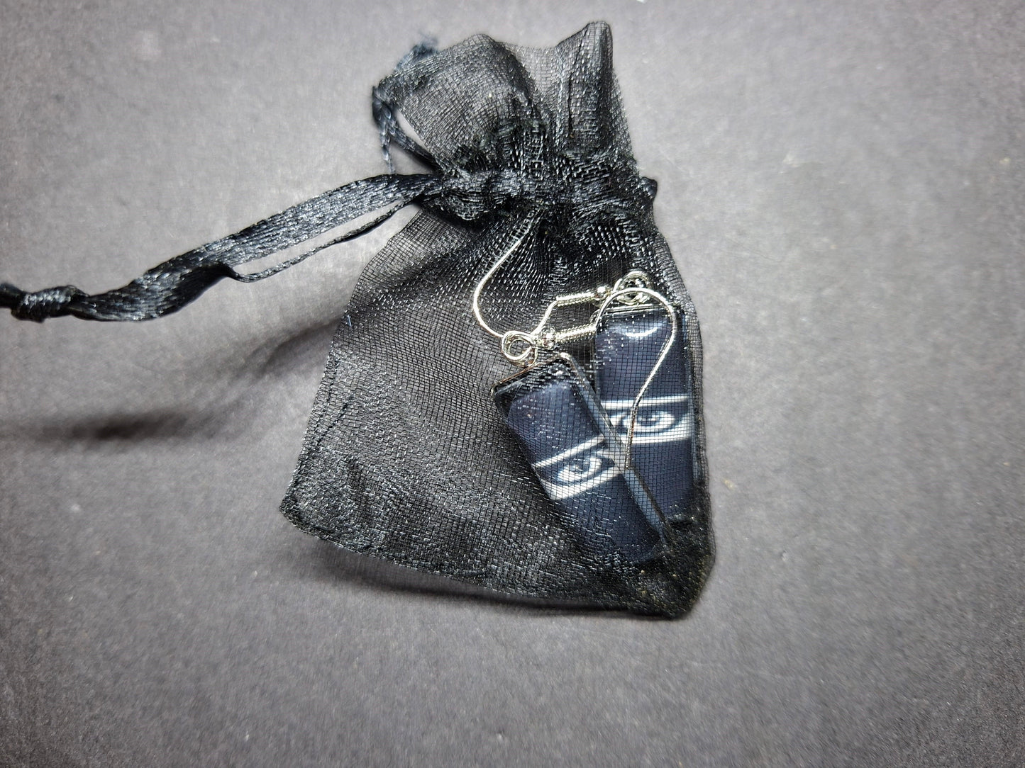 Siouxsie And the Banshees Inspired Stainless Steel rectangle image earrings , Goth Gothic Witchy