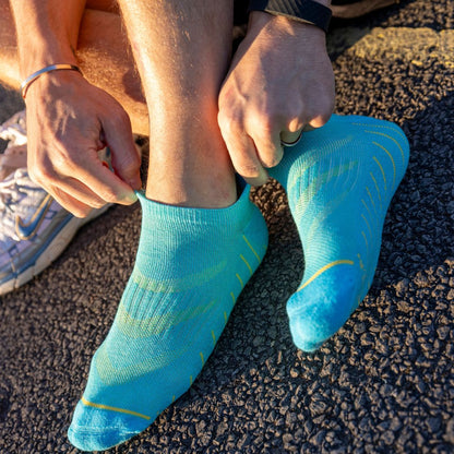 Blue Performance Trainer Socks