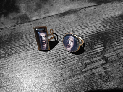 Adjustable Rings, The Conjuring inspired "Nun" round or rectangle