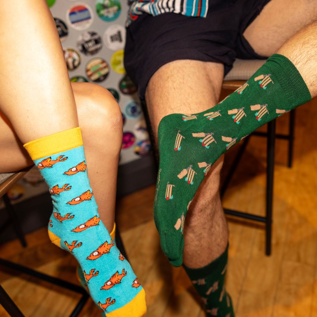 Guppy Fish Bamboo Socks