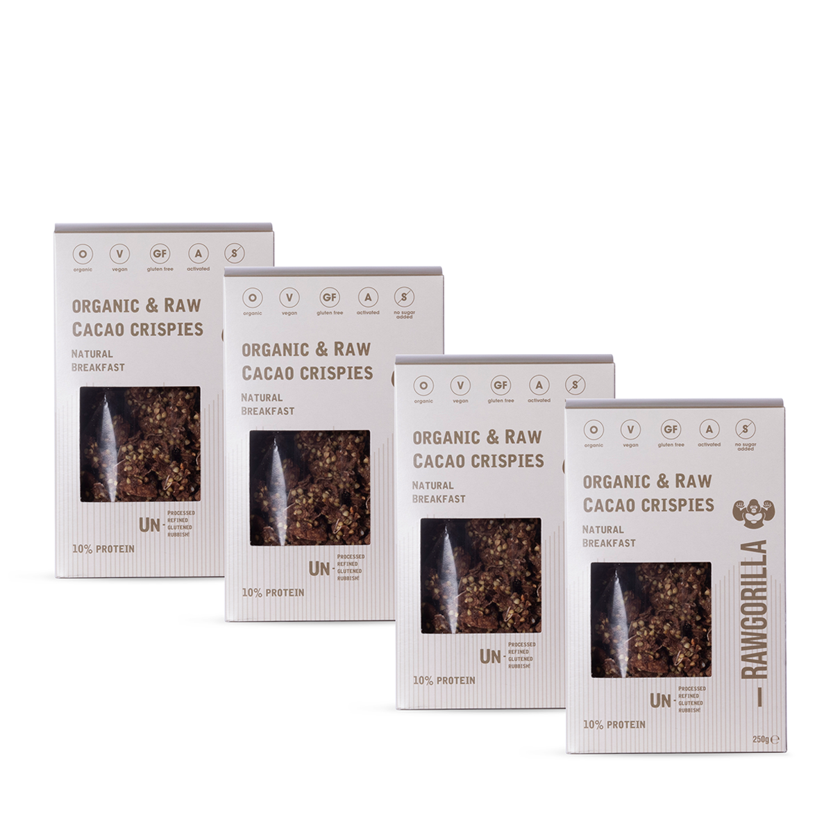 Cacao Crispies - 250g - RAWGORILLA