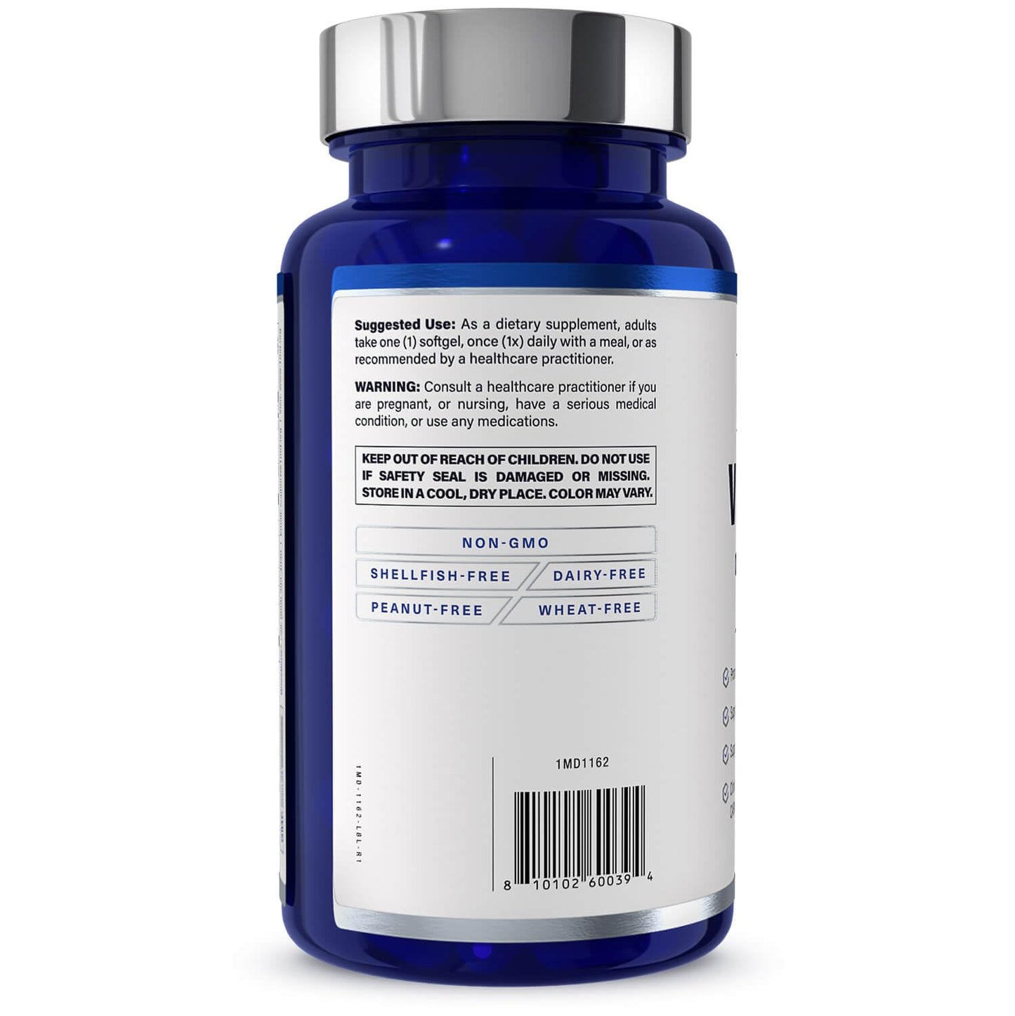 1MD Nutrition VisionMD Eye Vitamin CARMIS with Lutein & Zeaxanthin – 60 Softgels (2-Pack)