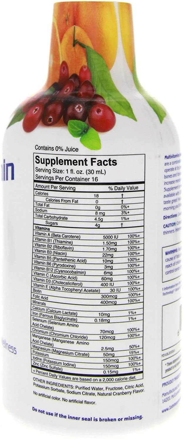 1st Step Energy Liquid Multivitamin & Mineral Citrus Burst – 16 fl oz (473 ml)
