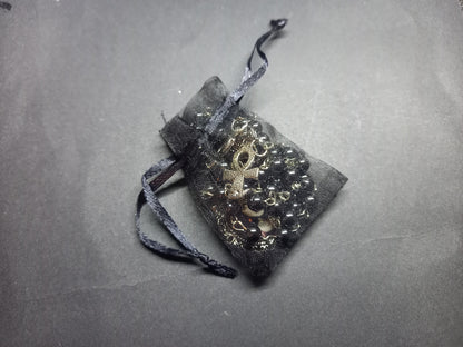 Goth Gothic Withy Killstar neil gaiman's sandman "Death" inspired double layer rosary