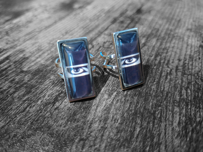 Rectangle adjustable ring "Siouxsie And The Banshees" Inspired