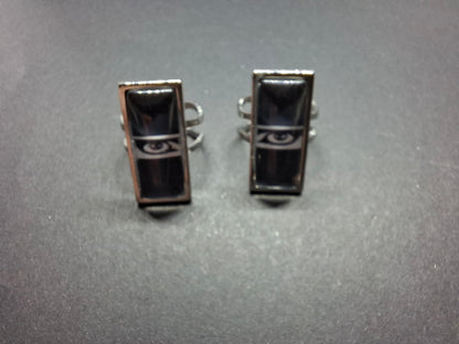 Rectangle adjustable ring "Siouxsie And The Banshees" Inspired