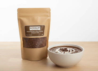 Siocolat No Added Sugar Champorado Chocolate Rice Porridge (Filipino Champorado)