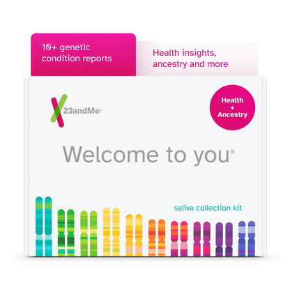 23andMe Health + Ancestry Service – Personal Genetic Test, Health Predispositions, Carrier Status, Wellness & Ancestry Reports