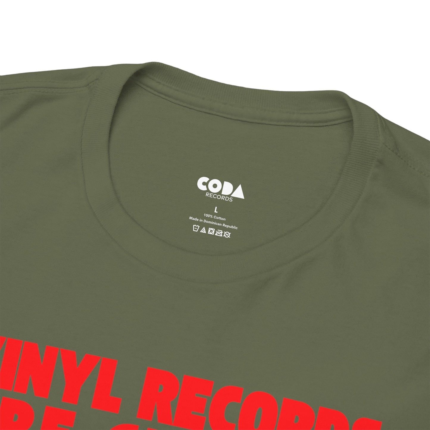 'Vinyl Records Are Groovy' Bold T-Shirt