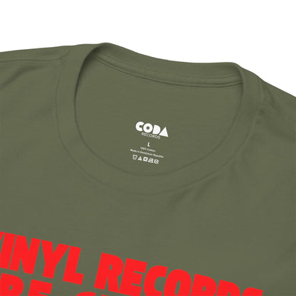 'Vinyl Records Are Groovy' Bold T-Shirt