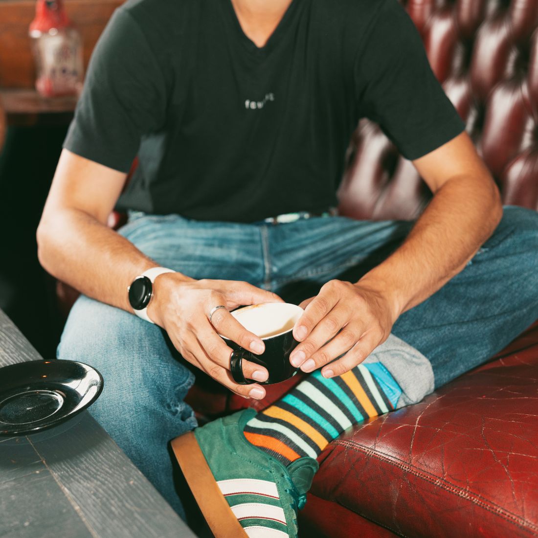 Gradient Stripe Bamboo Socks