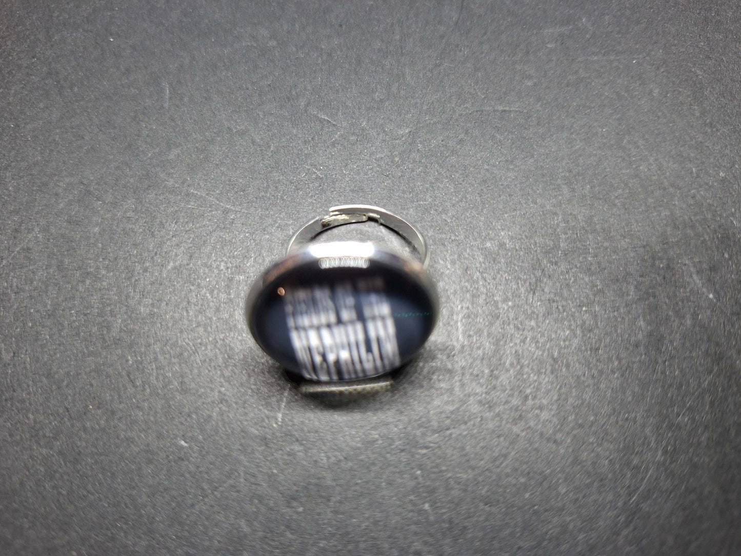 Goth Gothic Old School 1980's alternative Fields Of The Nephilim "Inspired" adjustable rings