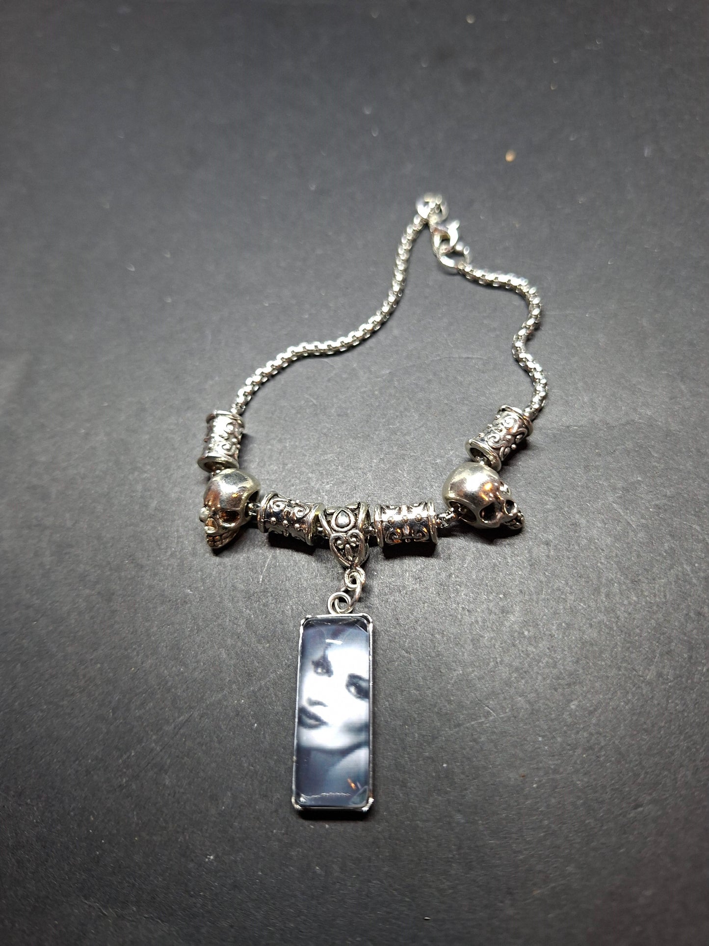 Bracelet ,Gothic Bride "Pandora style" : Goth Gothic Witchy killstar