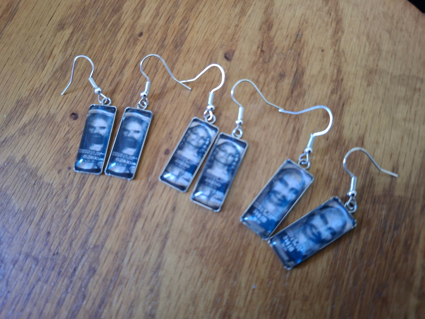 Rectangle Earrings ,"The Devil's Rejects" inspired