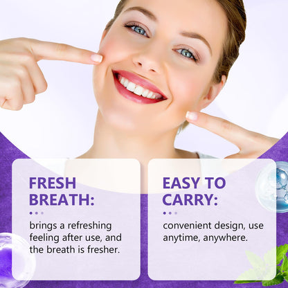 2Pcs Probiotic Oral Spray – Alcohol-Free Breath Care (20ml/0.68oz) Travel-Size