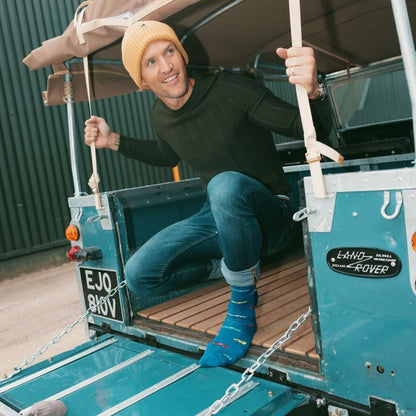 Organic Cotton Beanie - Mustard