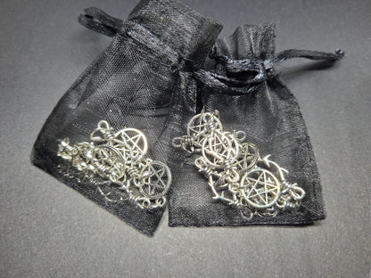 Bracelet , Pentagram and thorn detail , Occult / Ritual Jewelry :goth witch witchy