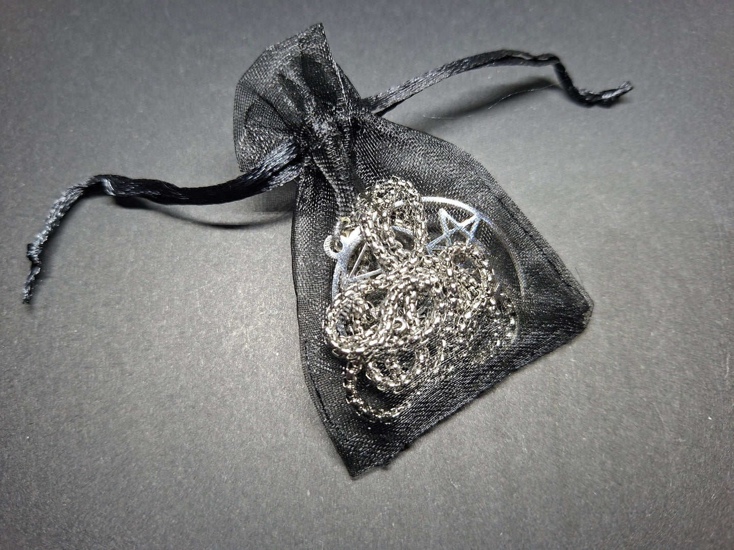 Sigil of Lucifer & Lilith Double Seal Pendant Necklace Occult Protection Amulet :Satanic Witchy