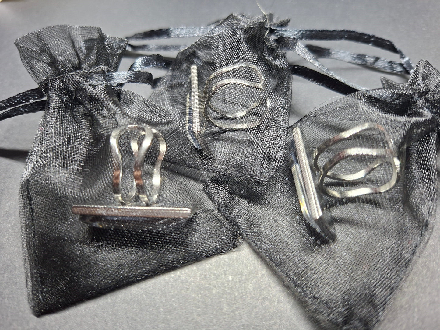 Satanic SIgil/Symbol, Rectangle adjustable Rings : Witchy Goth Occult Jewelry