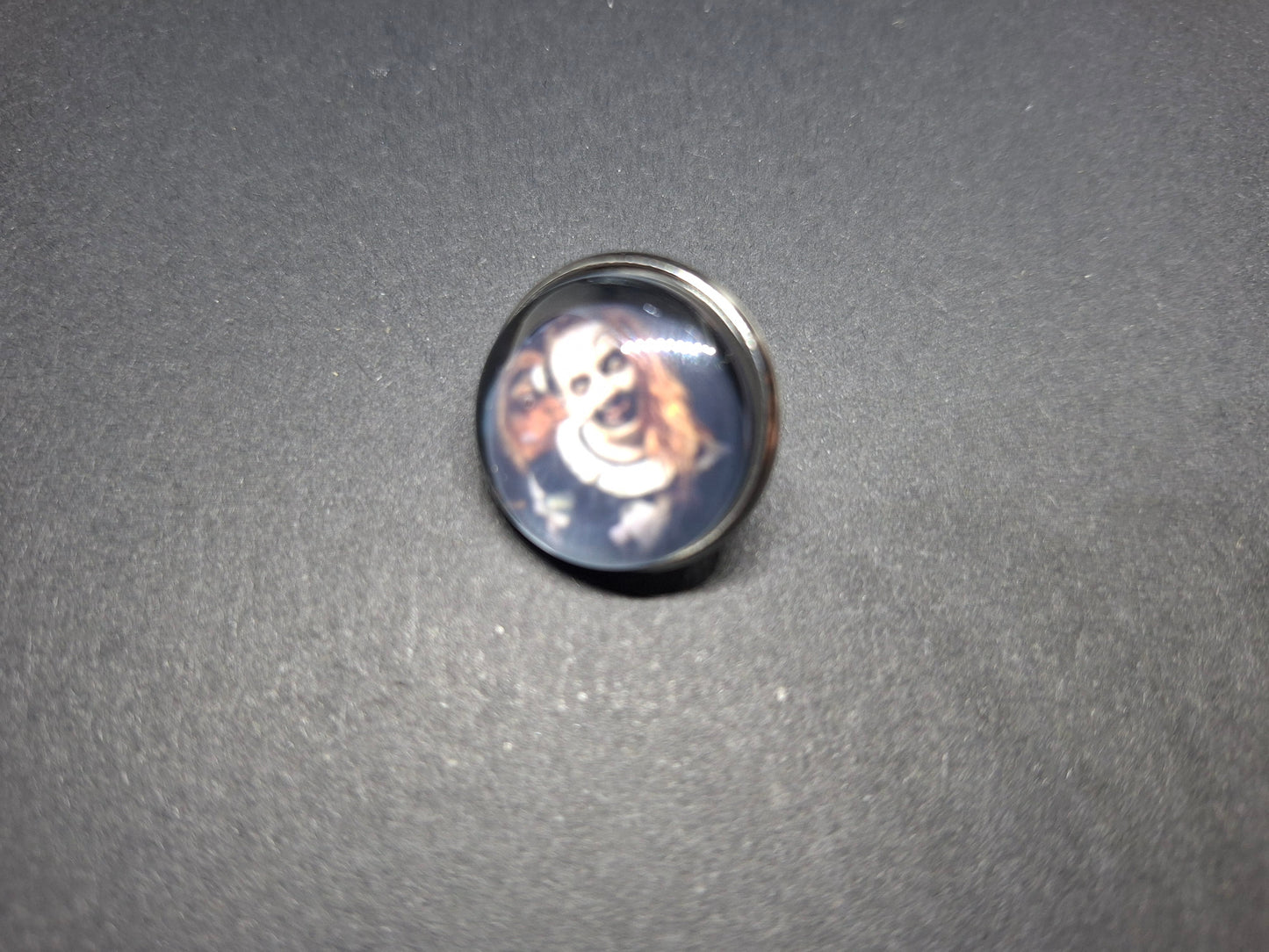 Set of 3 Pin badges inspired by "Art" the clown from Terrifier