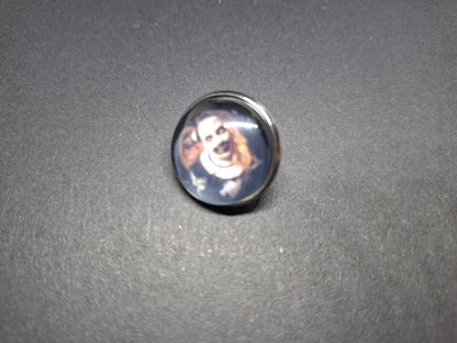 Set of 3 Pin badges inspired by "Art" the clown from Terrifier