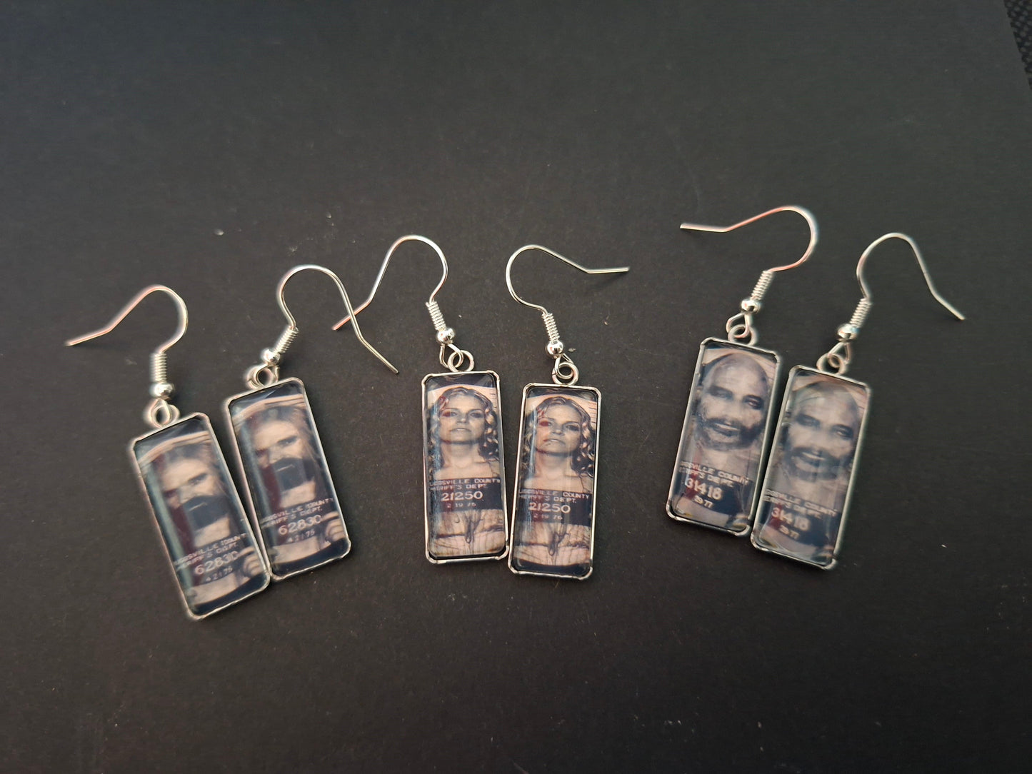 Rectangle Earrings ,"The Devil's Rejects" inspired