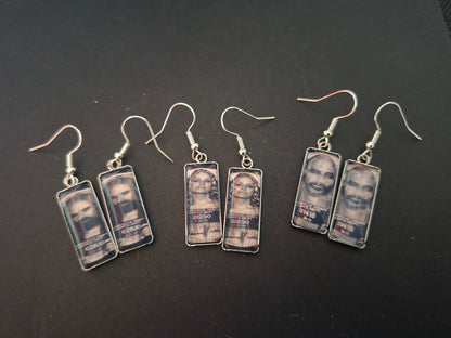 Rectangle Earrings ,"The Devil's Rejects" inspired