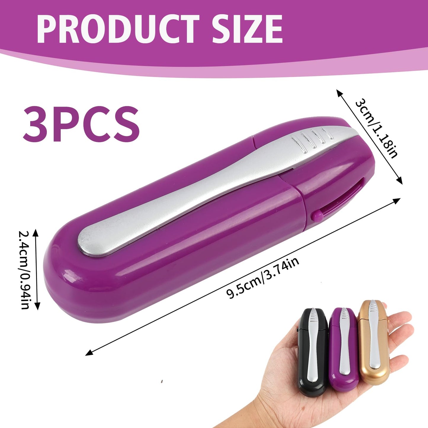 3PCS Glasses Cleaner Kit – Portable Lens Cleaning Set with Microfiber Cloth & Mini Brush