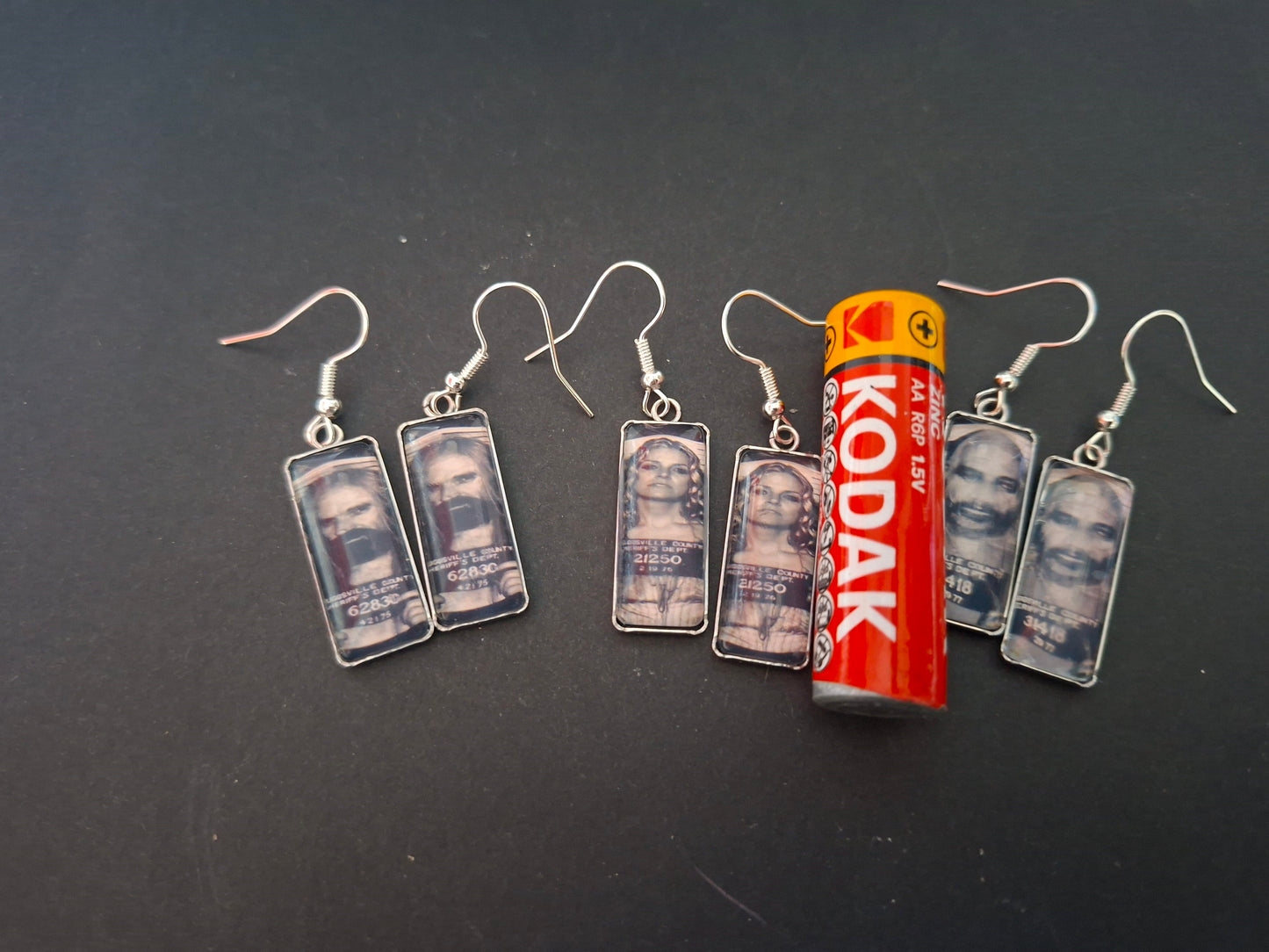 Rectangle Earrings ,"The Devil's Rejects" inspired