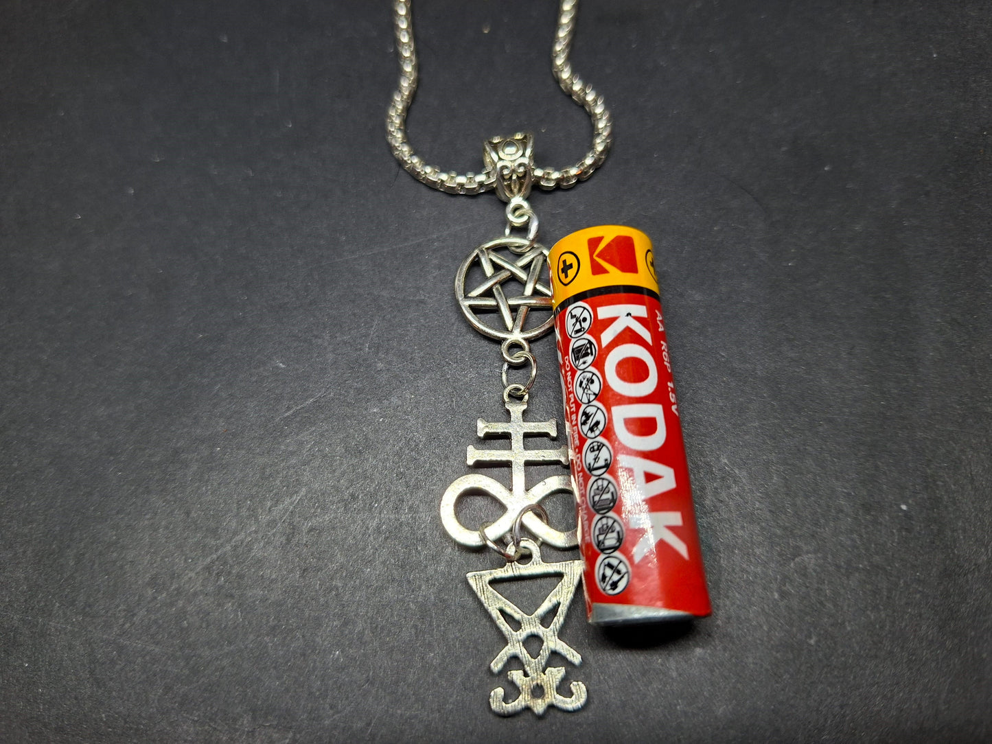 Goth Gothic Witchy killstar witch witchcraft Occult satanic "Satanic Trinity Necklace" V1