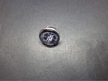 Goth Gothic Old School 1980's alternative Fields Of The Nephilim "Inspired" adjustable rings