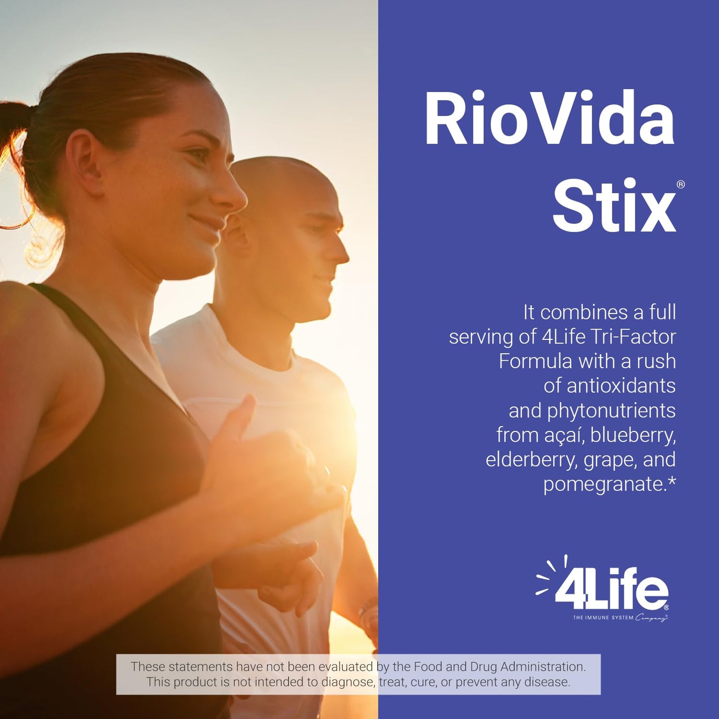 4Life Transfer Factor RioVida Stix Tri-Factor Formula – Immune Support (15 Packets)