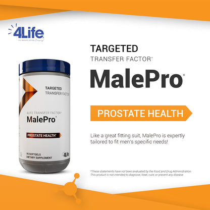 4Life Transfer Factor MalePro – Prostate & Urinary Health (90 Softgels)