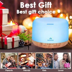 500ml Diffuser with Remote — Waterless Auto Shut Off, Timing Modes, 7-Color Lights