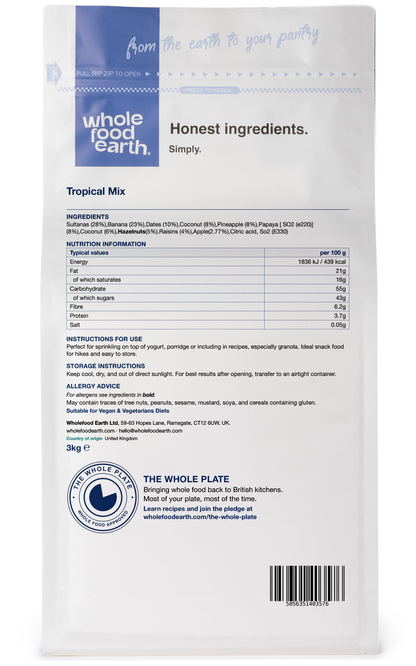 Tropical Mix - A Blend of Dried Fruits & Nuts