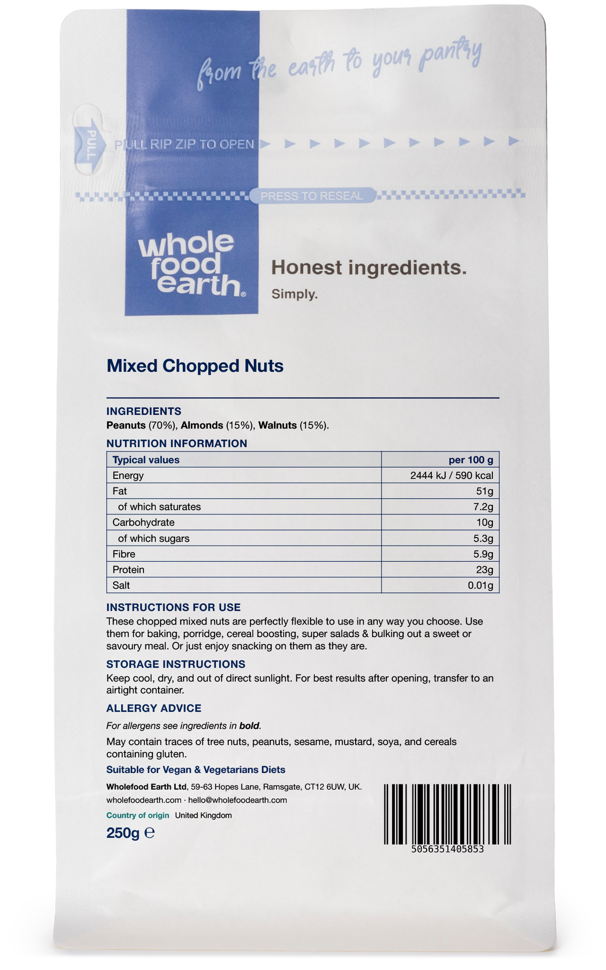 Mixed Chopped Nuts