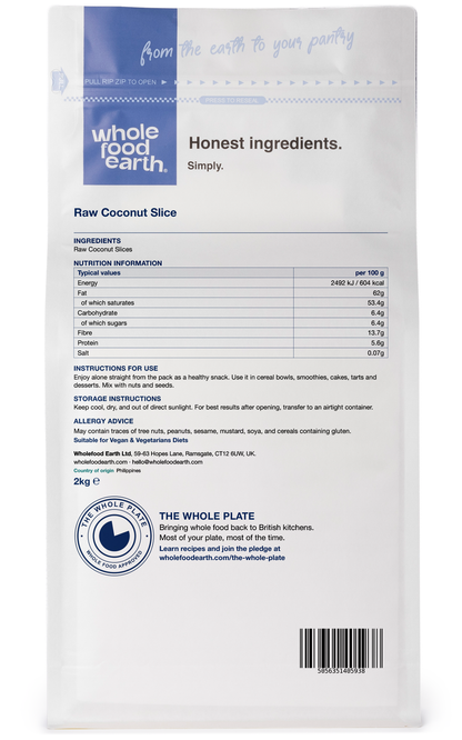 Raw Coconut Slice