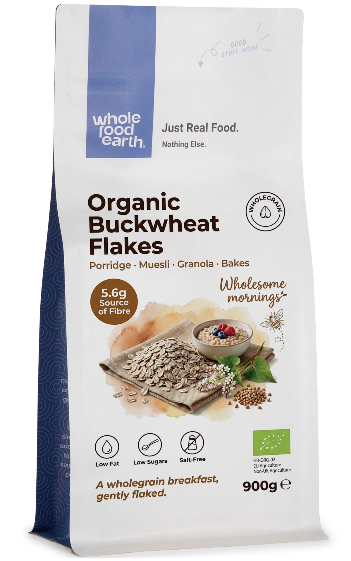 Organic Buckwheat Flakes