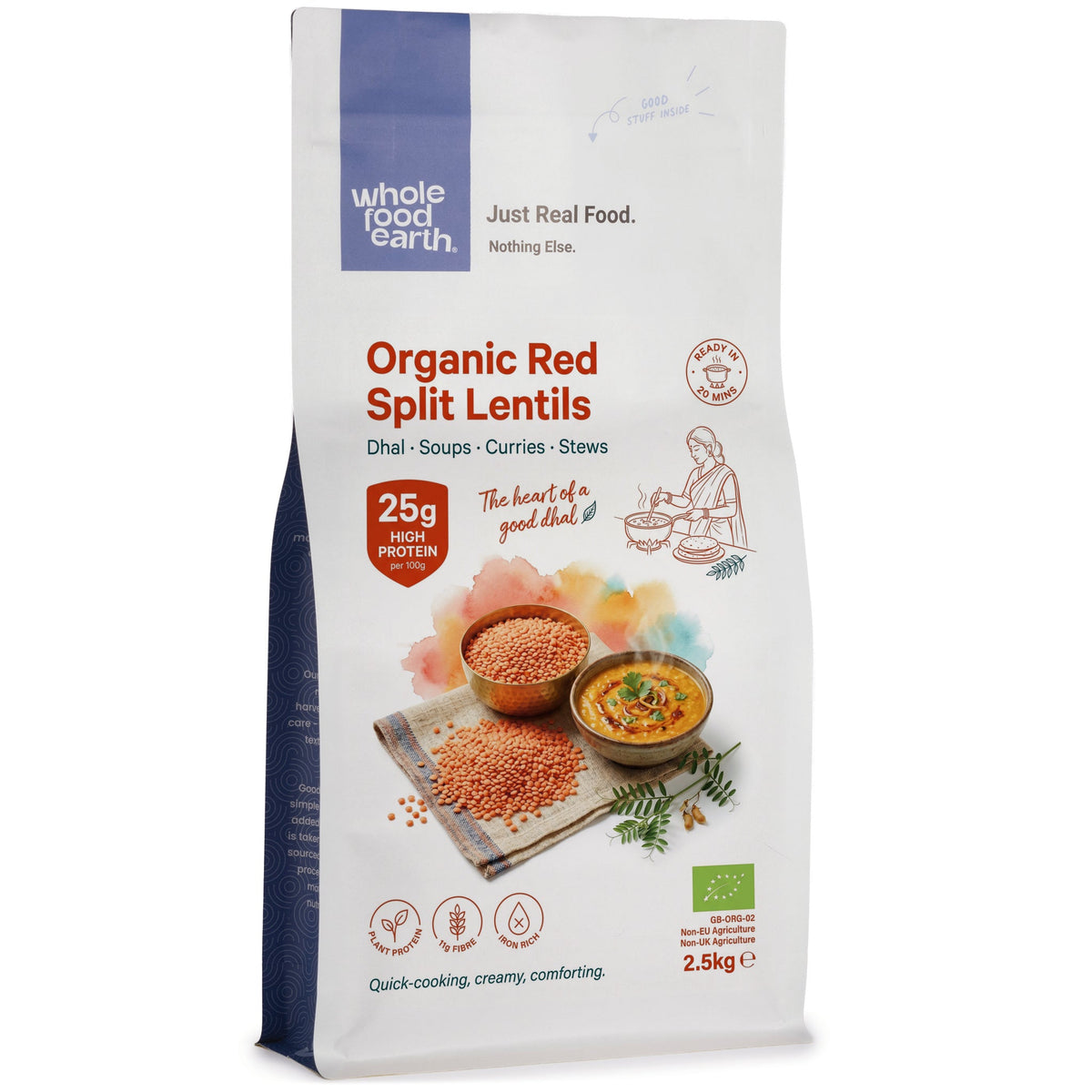 Organic Red Split Lentils