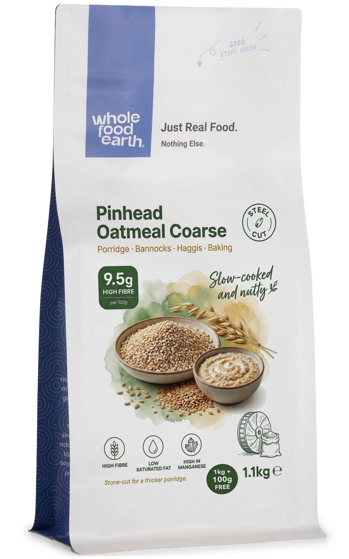 Pinhead Oatmeal Coarse Stabilised