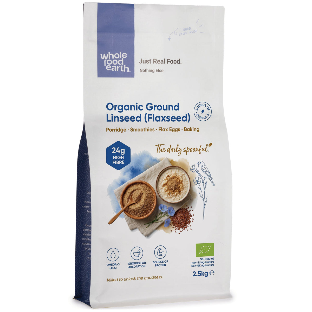 Organic Ground Linseed/Flaxseed