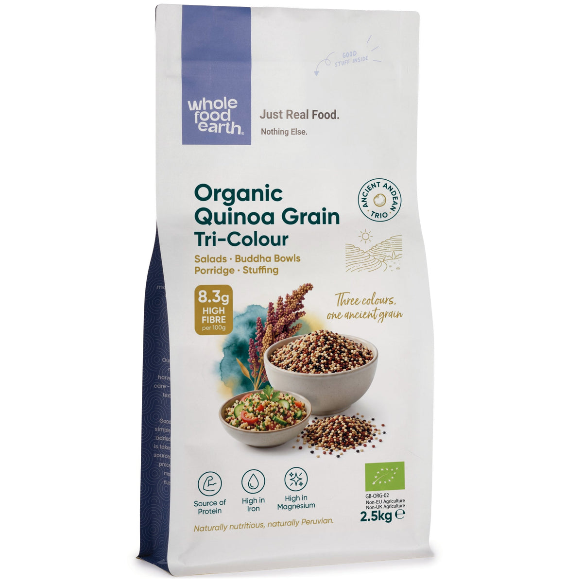 Organic Quinoa Grain (Tri - Colour)