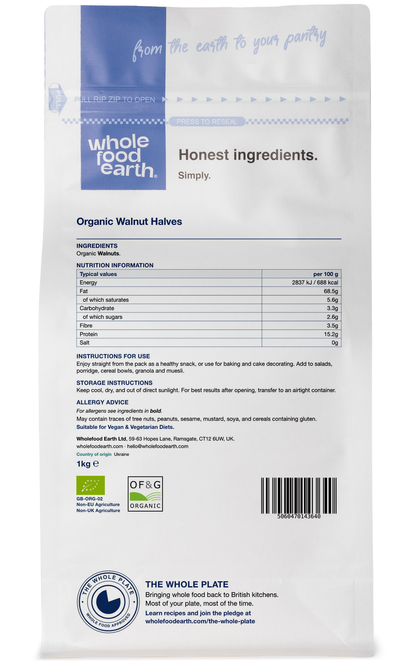 Organic Walnut Halves