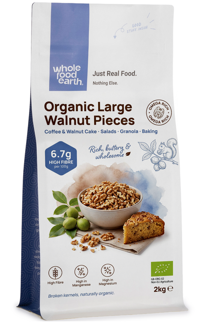 Organic Light Walnuts Pieces