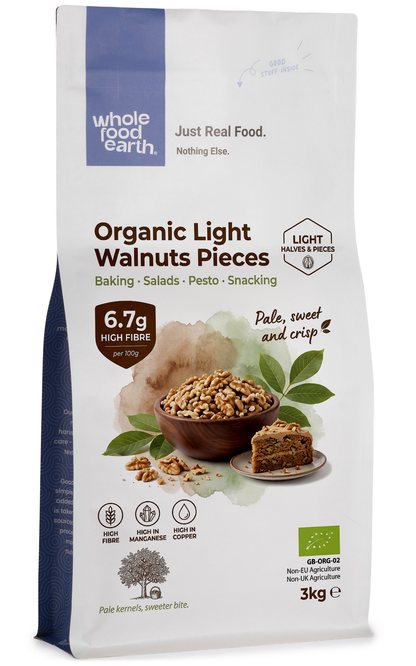 Organic Light Walnuts Pieces