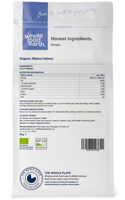 Organic Walnut Halves