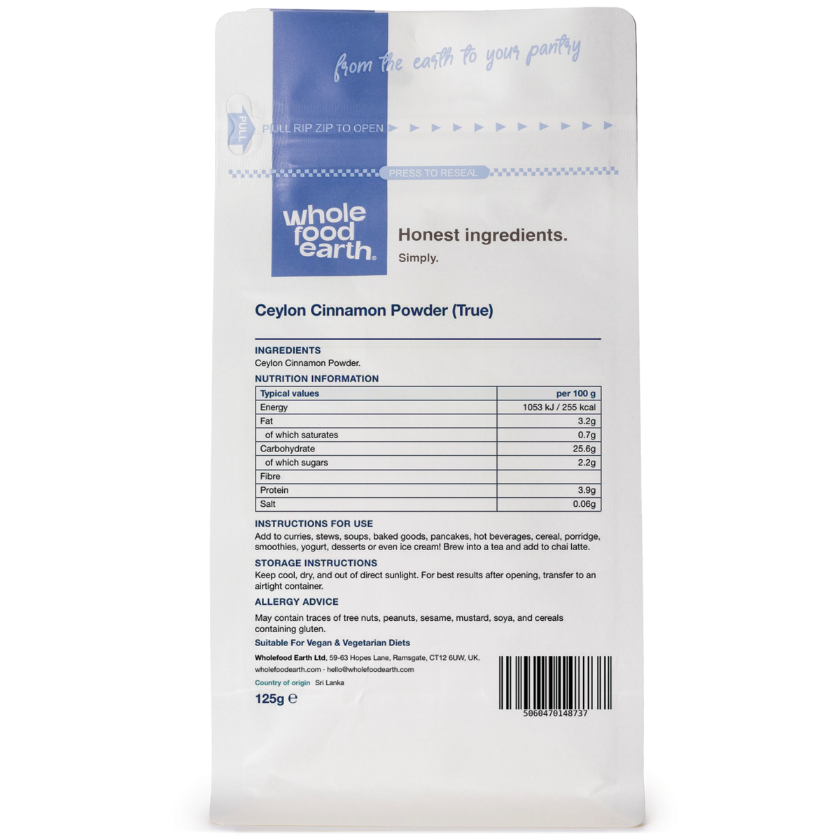 Ceylon Cinnamon Powder (True)